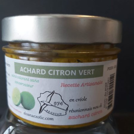Achard citron vert sans piment 200g Net
