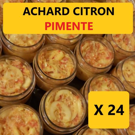 Achards citron pimenté 200g X 24