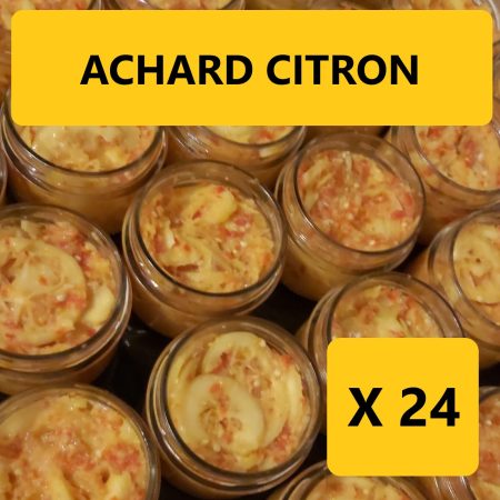 Achards citron 200g X 24