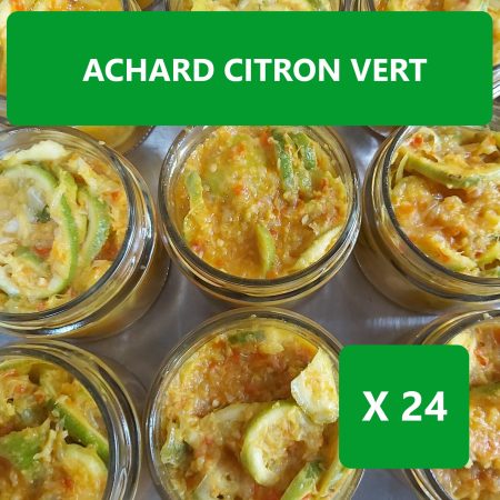 Achards citron vert  200g X 24