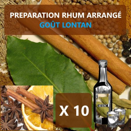Rhum arrangé Goût Lontan X 10
