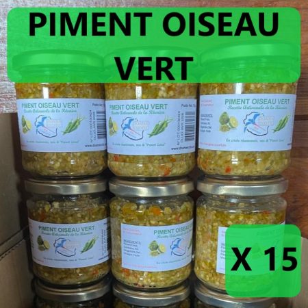 piment oiseau vert 170g x 15