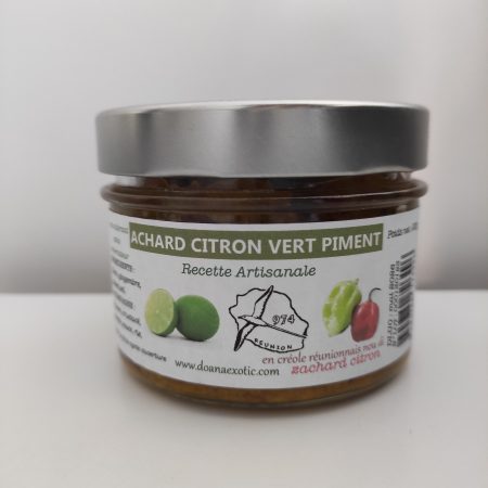 Achard citron vert piment 200g Net